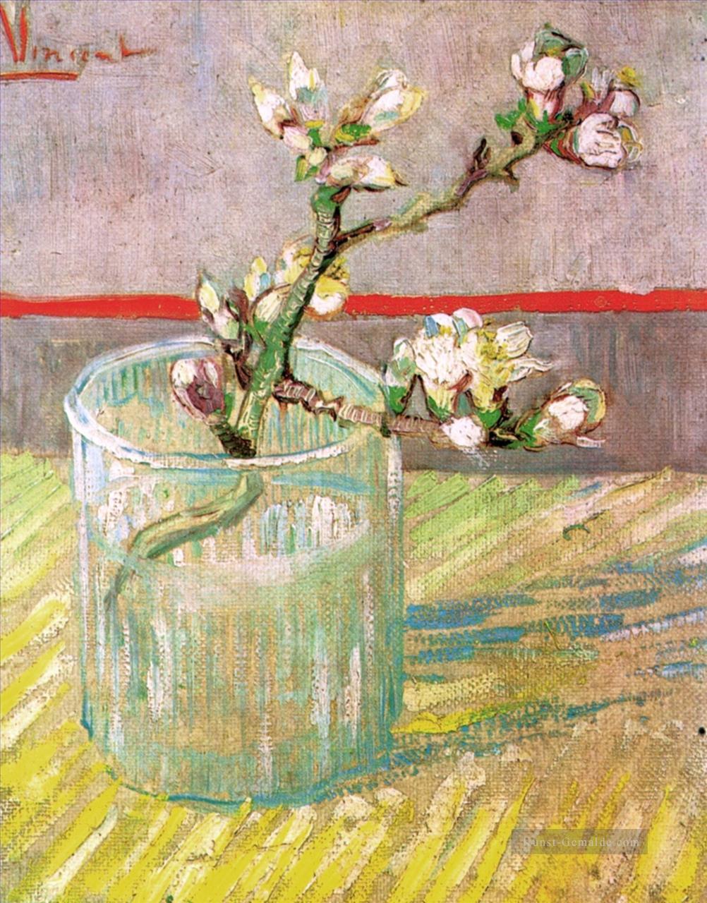Blühende Mandel Niederlassung in einem Glas Vincent van Gogh impressionistische Blumen Ölgemälde